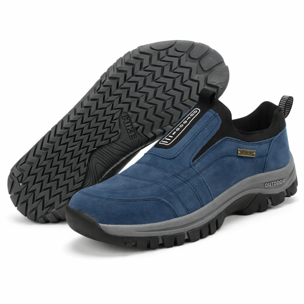 Pedro - Zapatillas antideslizantes ortopédicas casuales sin cordones.