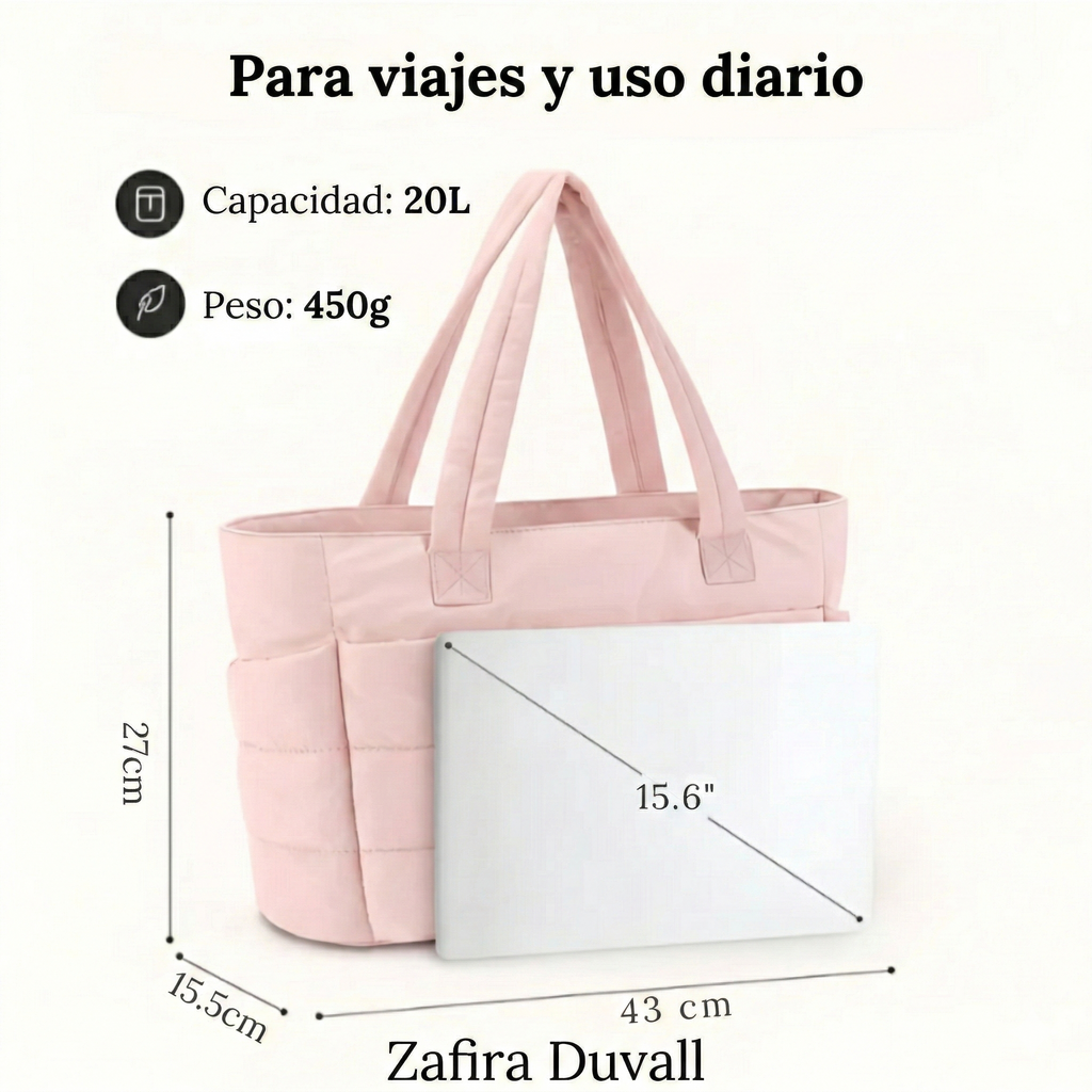 Bolso ligero para mujer|Espacio y estilo en uno