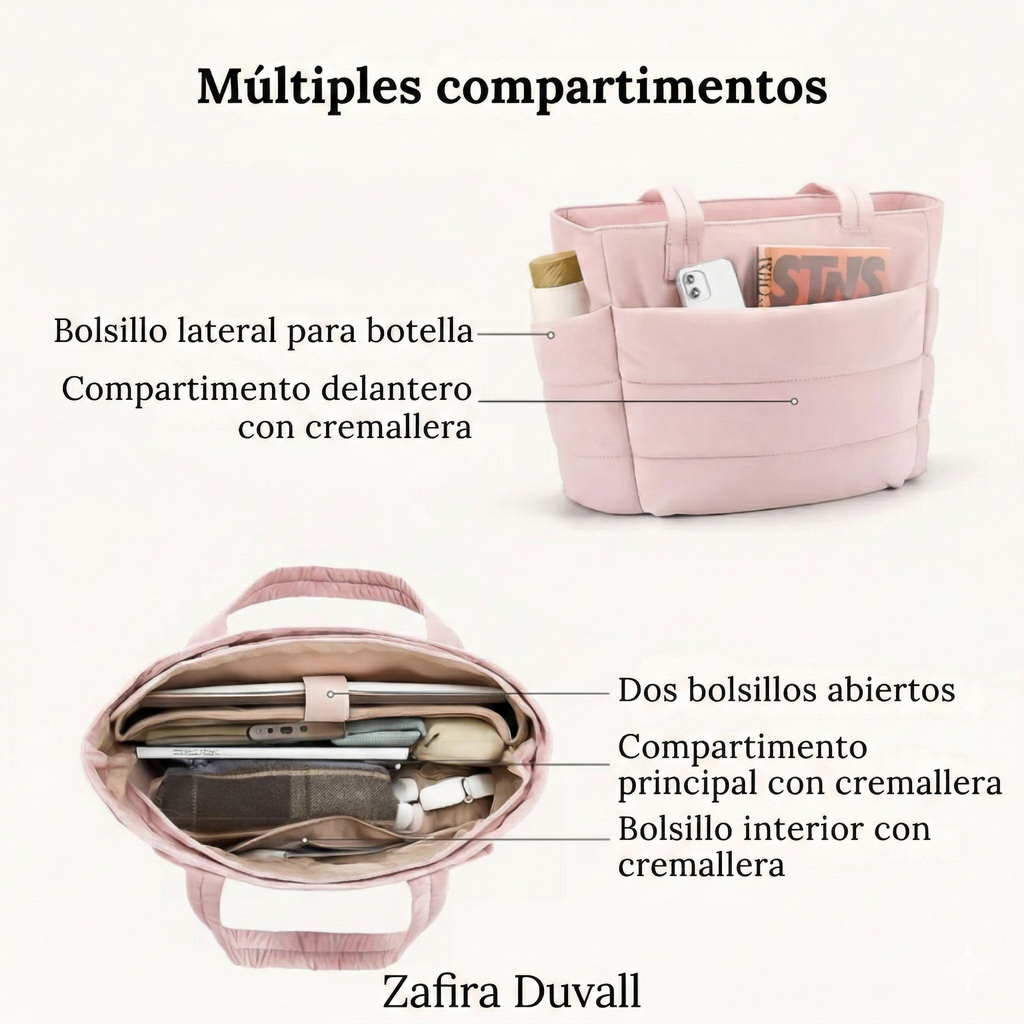Bolso ligero para mujer|Espacio y estilo en uno
