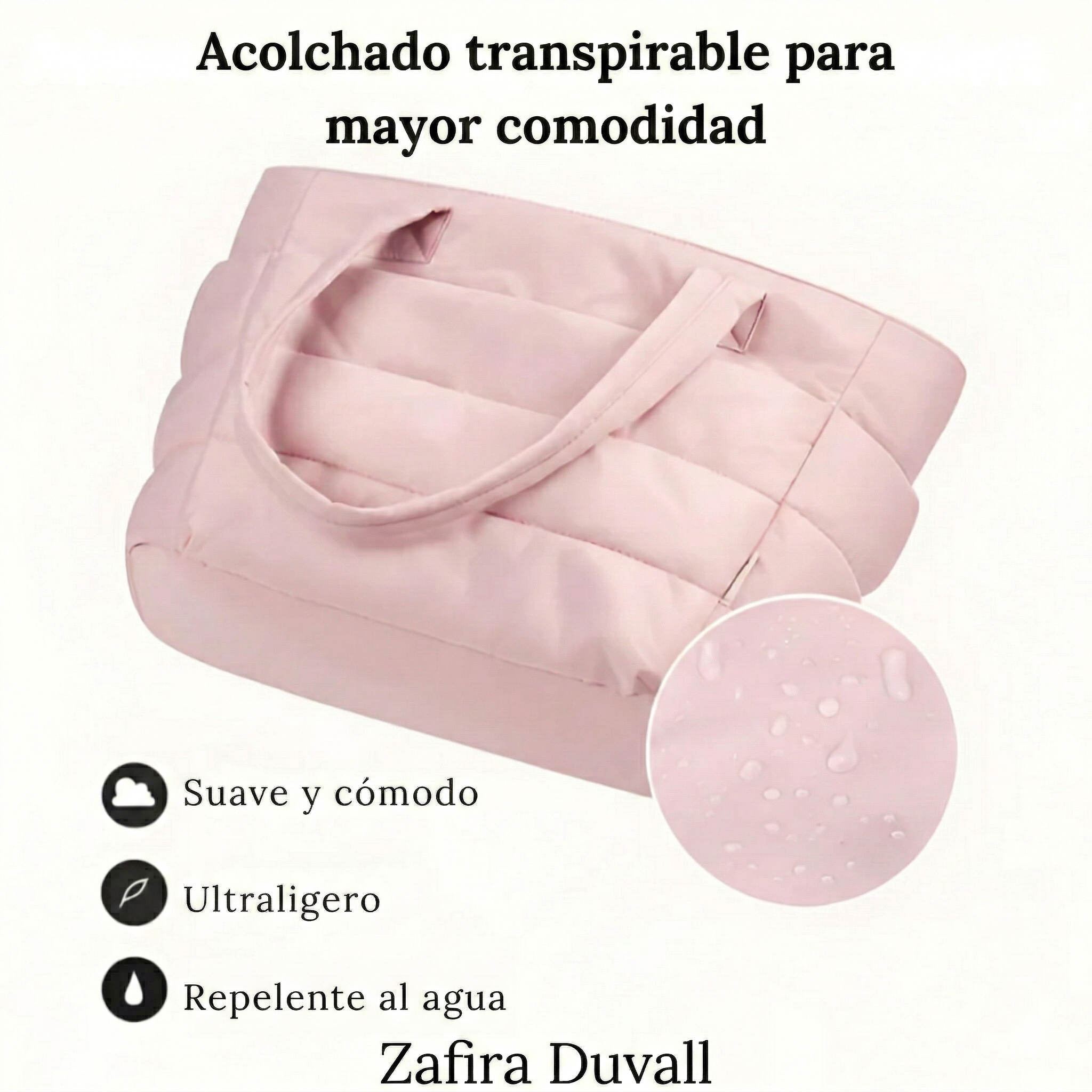 Bolso ligero para mujer|Espacio y estilo en uno