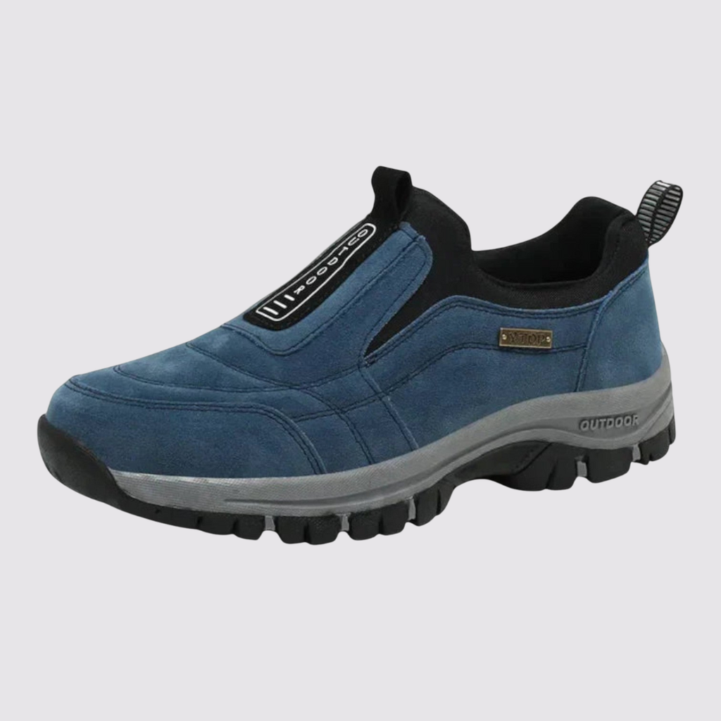 Pedro - Zapatillas antideslizantes ortopédicas casuales sin cordones.