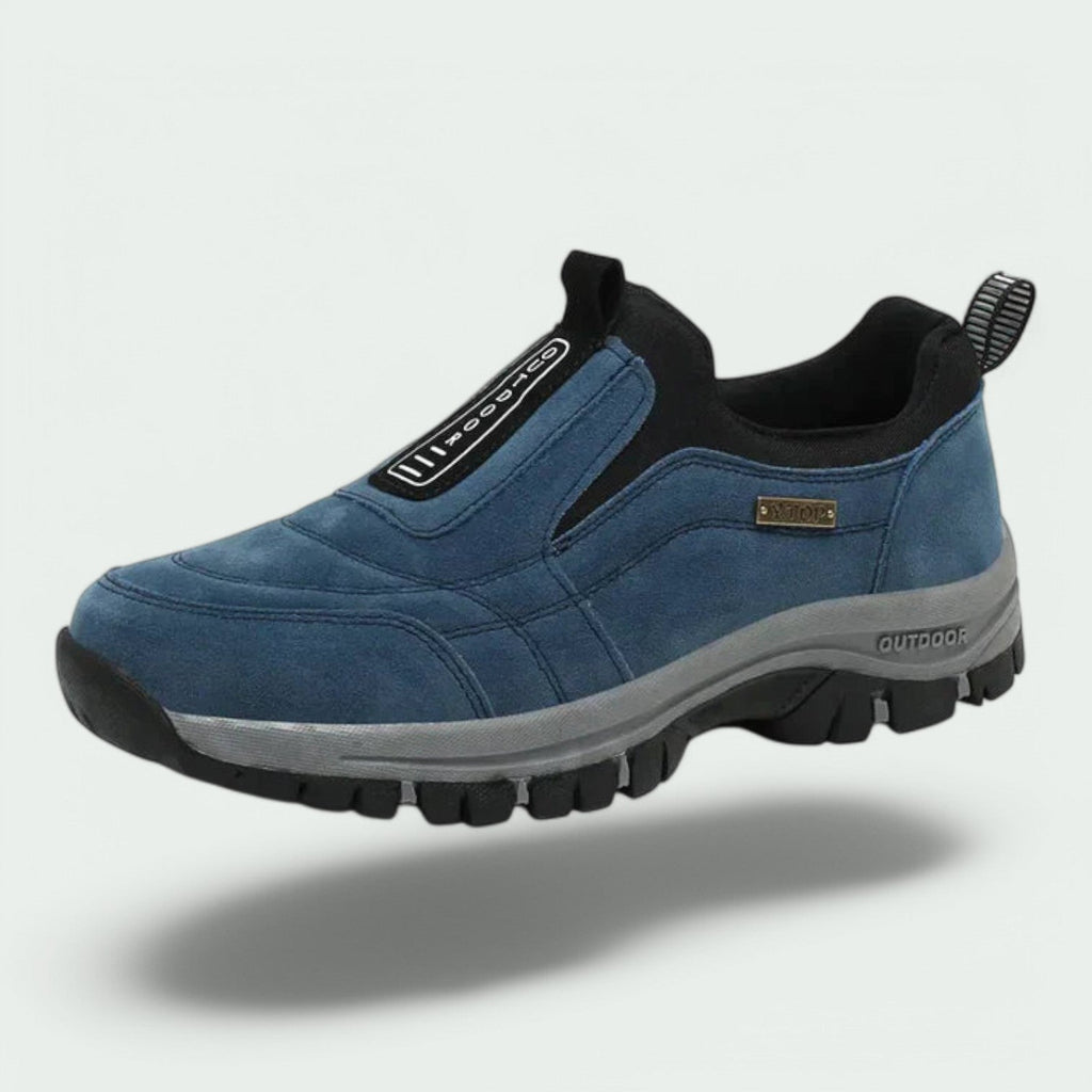 Pedro - Zapatillas antideslizantes ortopédicas casuales sin cordones.